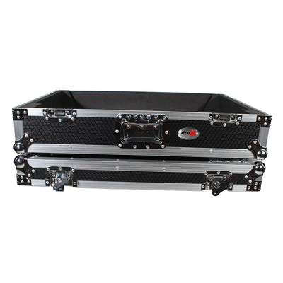 ProX ATA Flight Case For Denon PRIME 4 DJ Controller with 1U Rack Space and Wheels