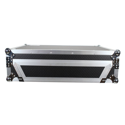 ProX ATA Flight Case For Denon PRIME 4 DJ Controller with 1U Rack Space and Wheels