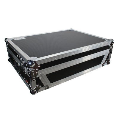 ProX ATA Flight Case For Denon PRIME 4 DJ Controller with 1U Rack Space and Wheels