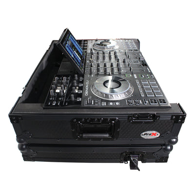 ProX ATA Flight Case For Pioneer PRIME 4 MK2 DJ Controller with 1U Rack Space and Wheels
