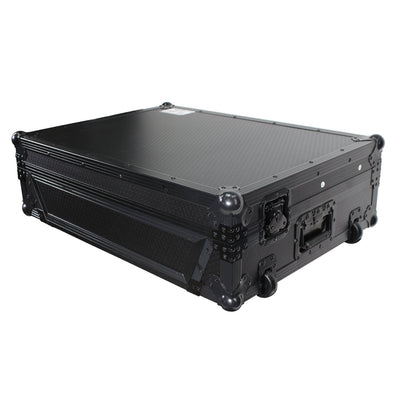 ProX ATA Flight Case For Pioneer PRIME 4 MK2 DJ Controller with 1U Rack Space and Wheels