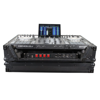 ProX ATA Flight Case For Pioneer PRIME 4 MK2 DJ Controller with 1U Rack Space and Wheels