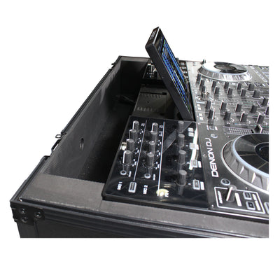 ProX ATA Flight Case For Pioneer PRIME 4 MK2 DJ Controller with 1U Rack Space and Wheels