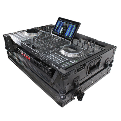 ProX ATA Flight Case For Pioneer PRIME 4 MK2 DJ Controller with 1U Rack Space and Wheels
