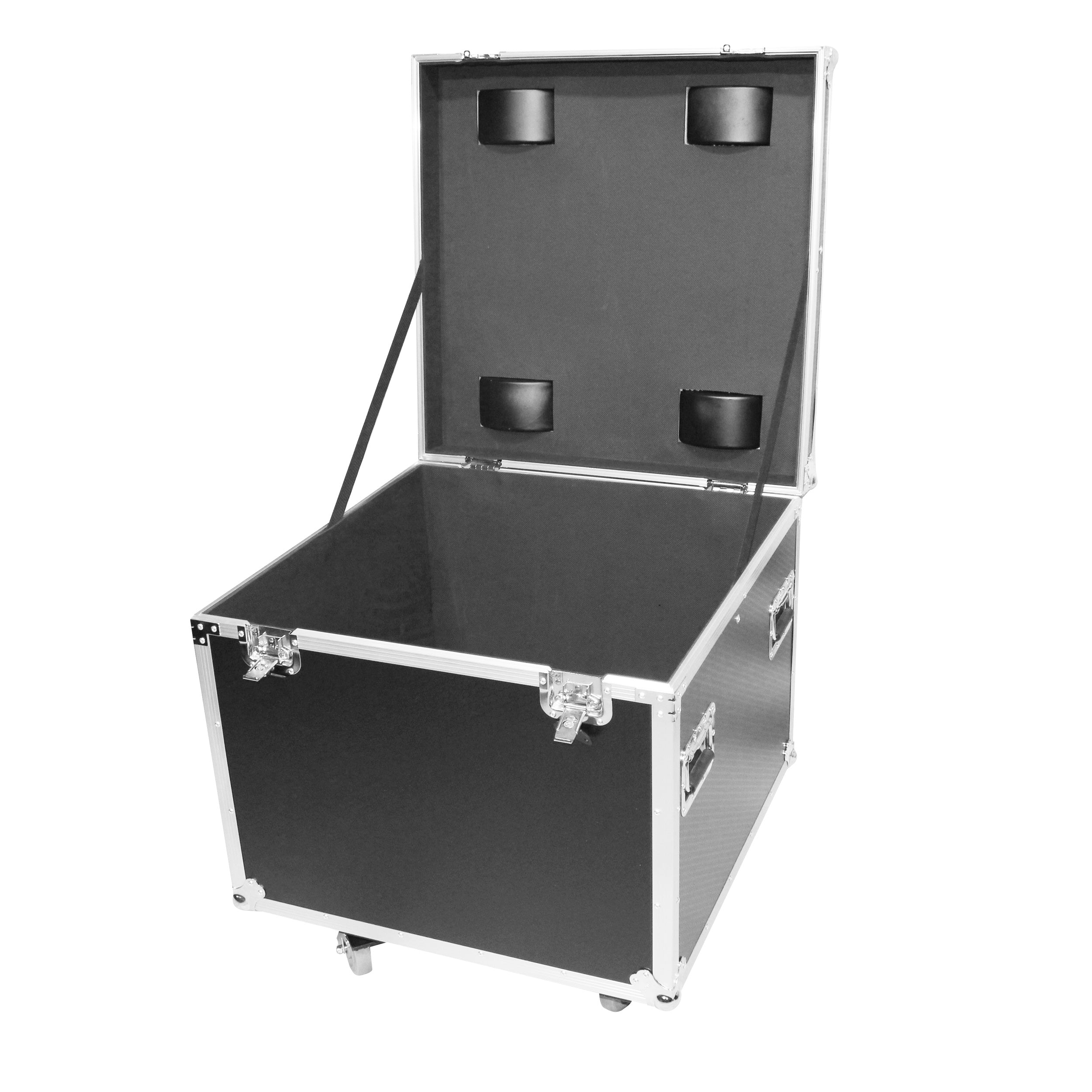 ProX ATA Utility Flight Travel Heavy-Duty Storage Road Case with 4" in casters – 29.5"x29.5"x29" Exterior