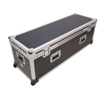 ProX ATA Utility Flight Travel Heavy-Duty Storage Road Case with Low Profile Wheels – 48x16x16 in. Exterior