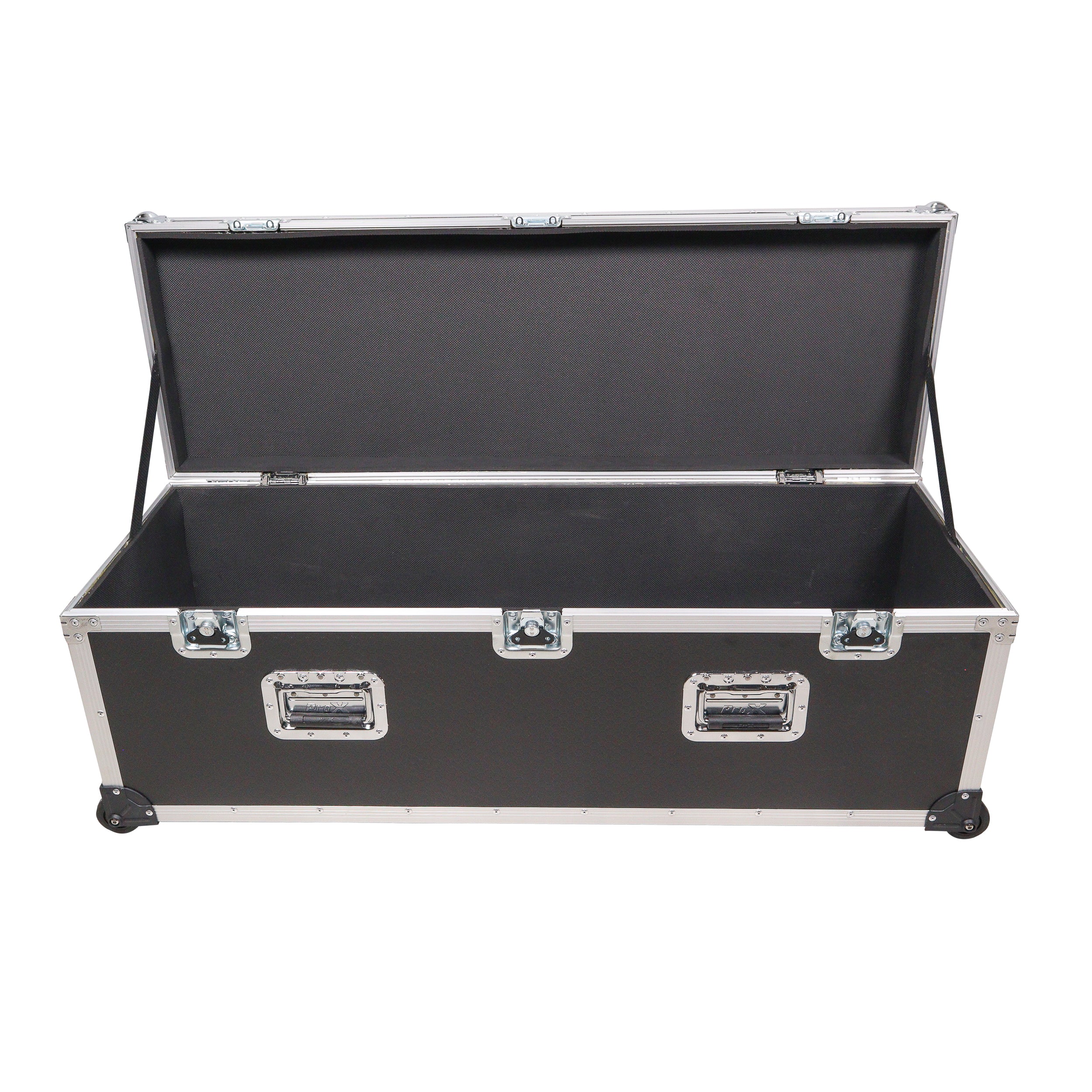 ProX ATA Utility Flight Travel Heavy-Duty Storage Road Case with Low Profile Wheels – 48x16x16 in. Exterior