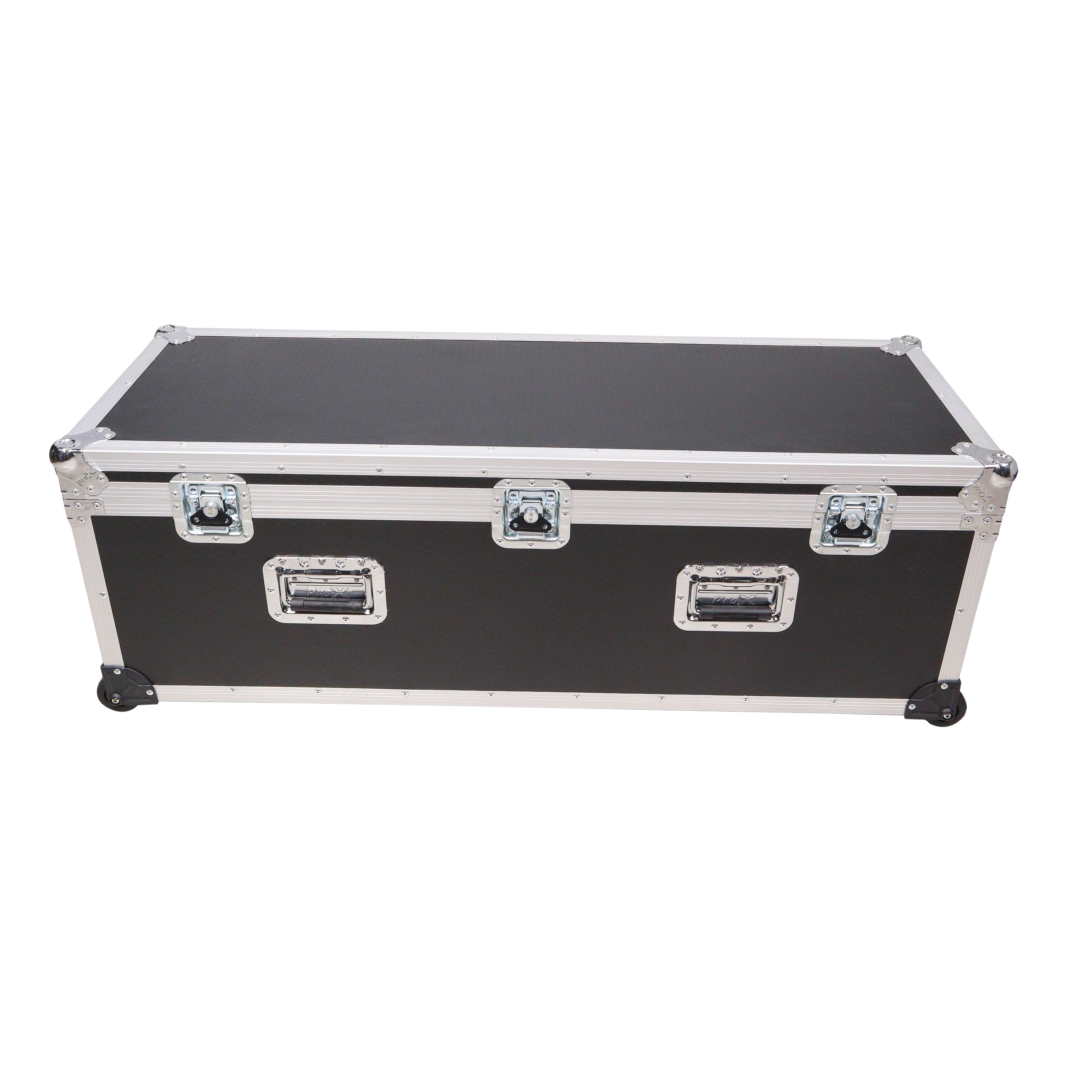 ProX ATA Utility Flight Travel Heavy-Duty Storage Road Case with Low Profile Wheels – 48x16x16 in. Exterior