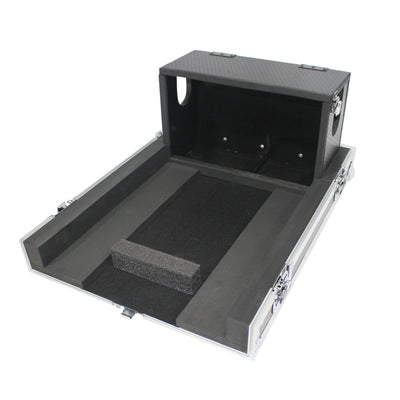 ProX ATA Digital Audio Mixer Flight Case for Yamaha QL1 Mixer CaseConsole with Doghouse compartment and Caster wheels