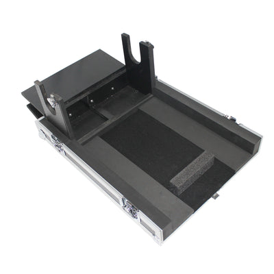 ProX ATA Digital Audio Mixer Flight Case for Yamaha QL1 Mixer CaseConsole with Doghouse compartment and Caster wheels