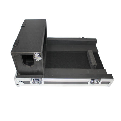 ProX ATA Digital Audio Mixer Flight Case for Yamaha QL1 Mixer CaseConsole with Doghouse compartment and Caster wheels