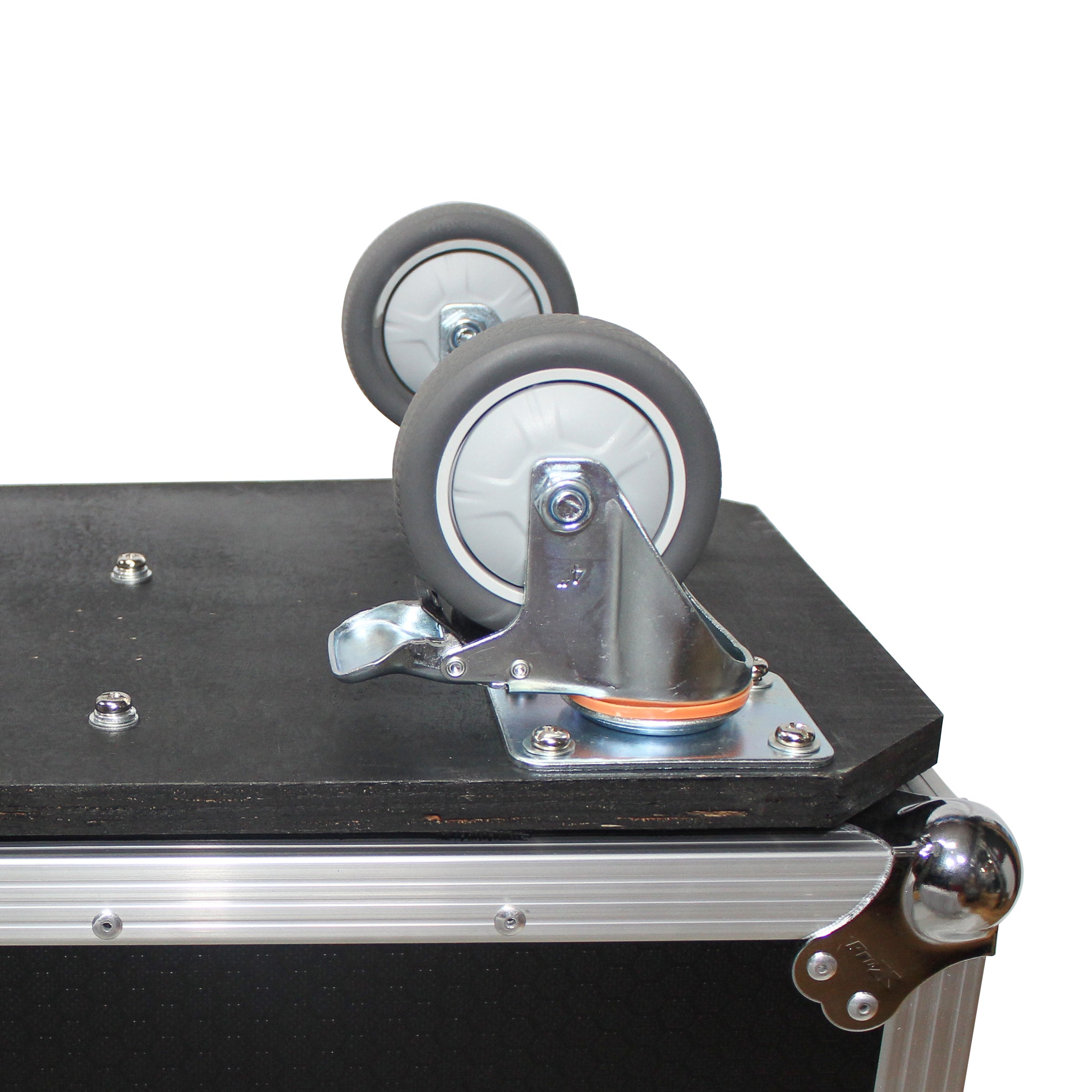 ProX ATA Digital Audio Mixer Flight Case for Yamaha QL1 Mixer CaseConsole with Doghouse compartment and Caster wheels
