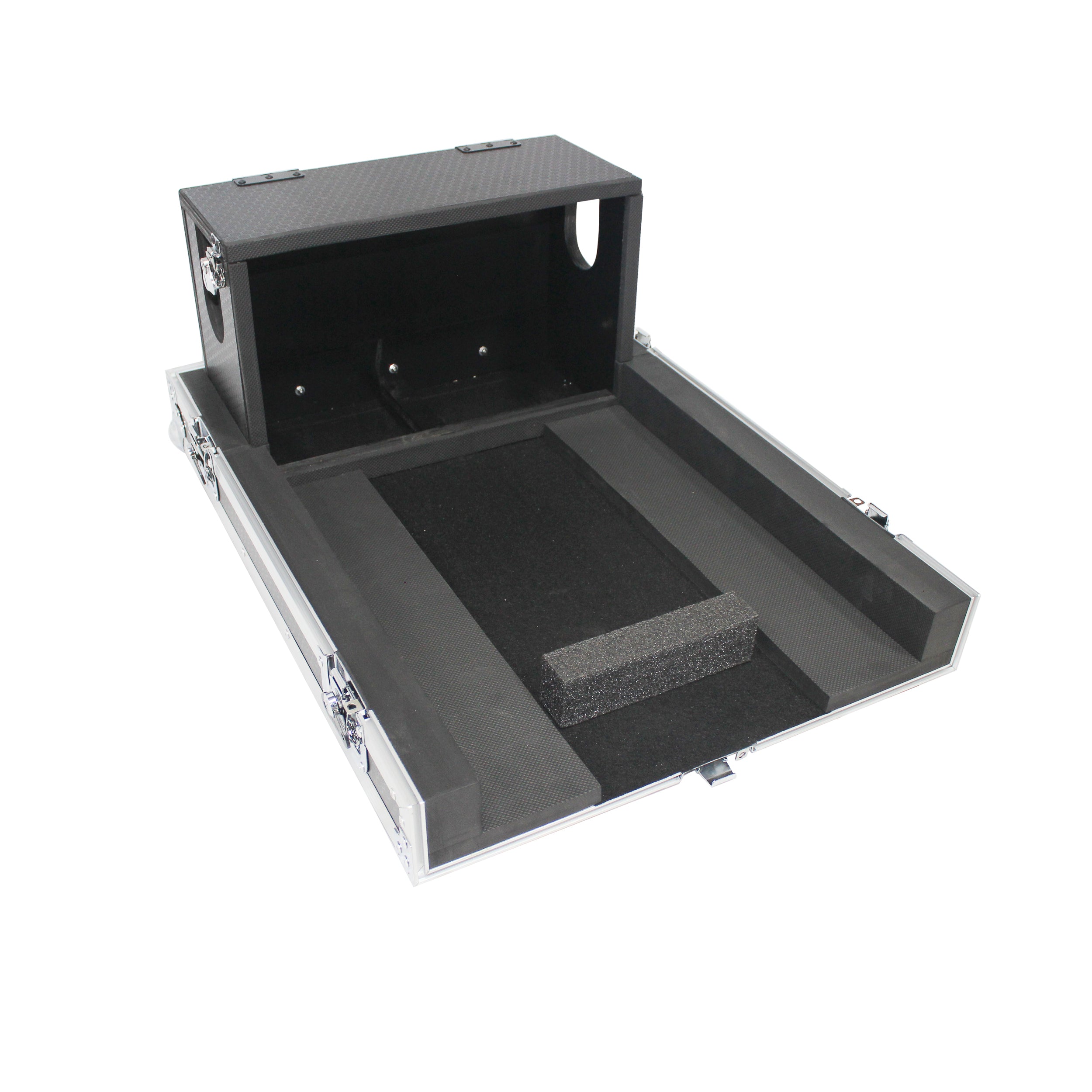 ProX ATA Digital Audio Mixer Flight Case for Yamaha QL1 Mixer CaseConsole with Doghouse compartment and Caster wheels