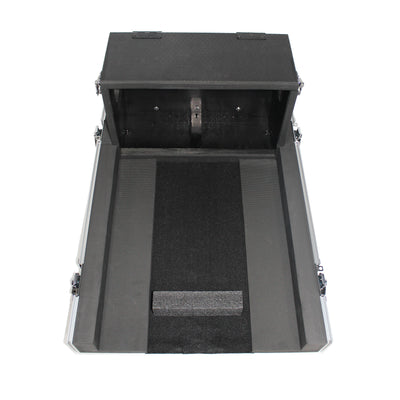 ProX ATA Digital Audio Mixer Flight Case for Yamaha QL1 Mixer CaseConsole with Doghouse compartment and Caster wheels