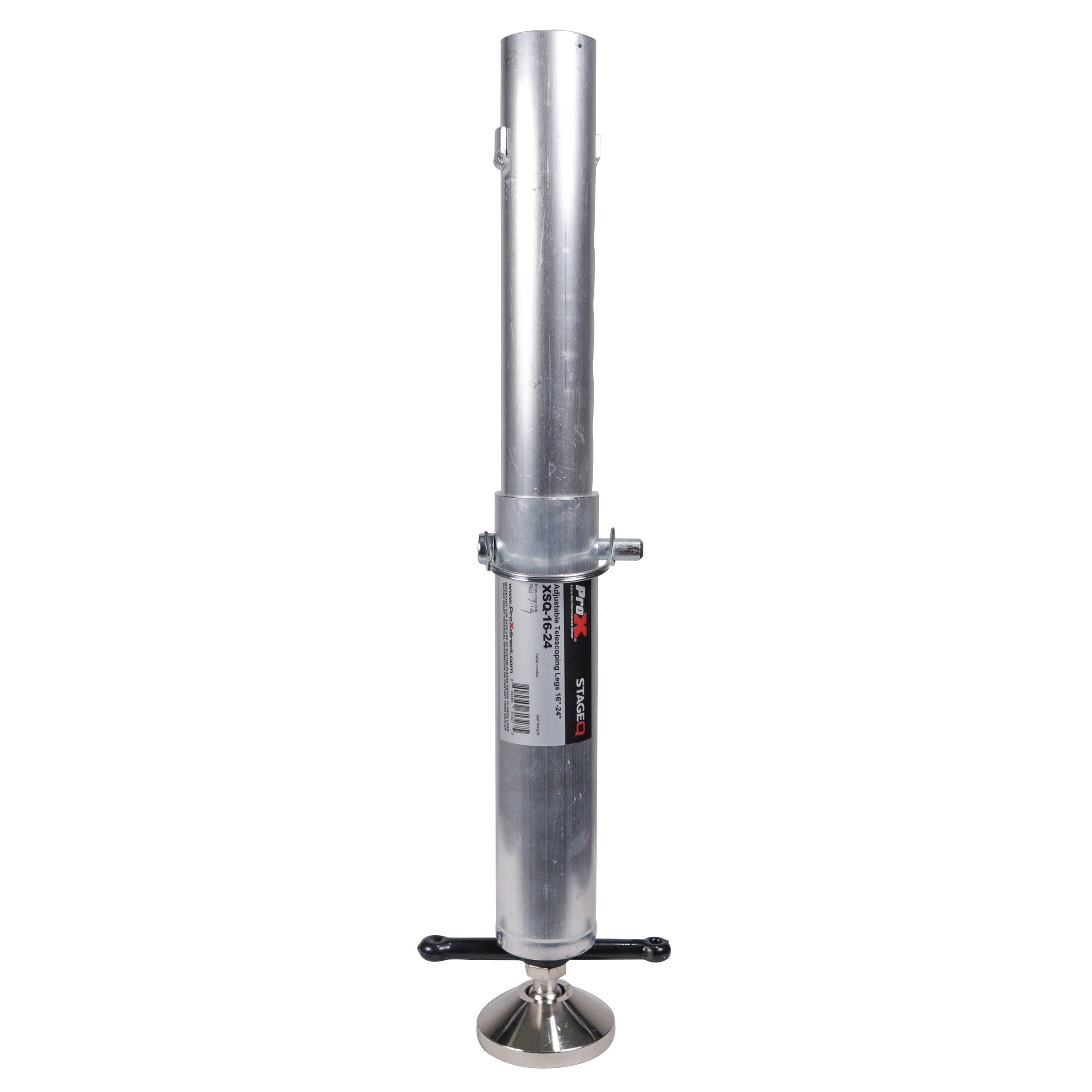 ProX Set of (4)Telescoping Stage Legs with Ball Joint Adjusts from 16 to 24 inches compatible with ProX StageQ™ Platforms
