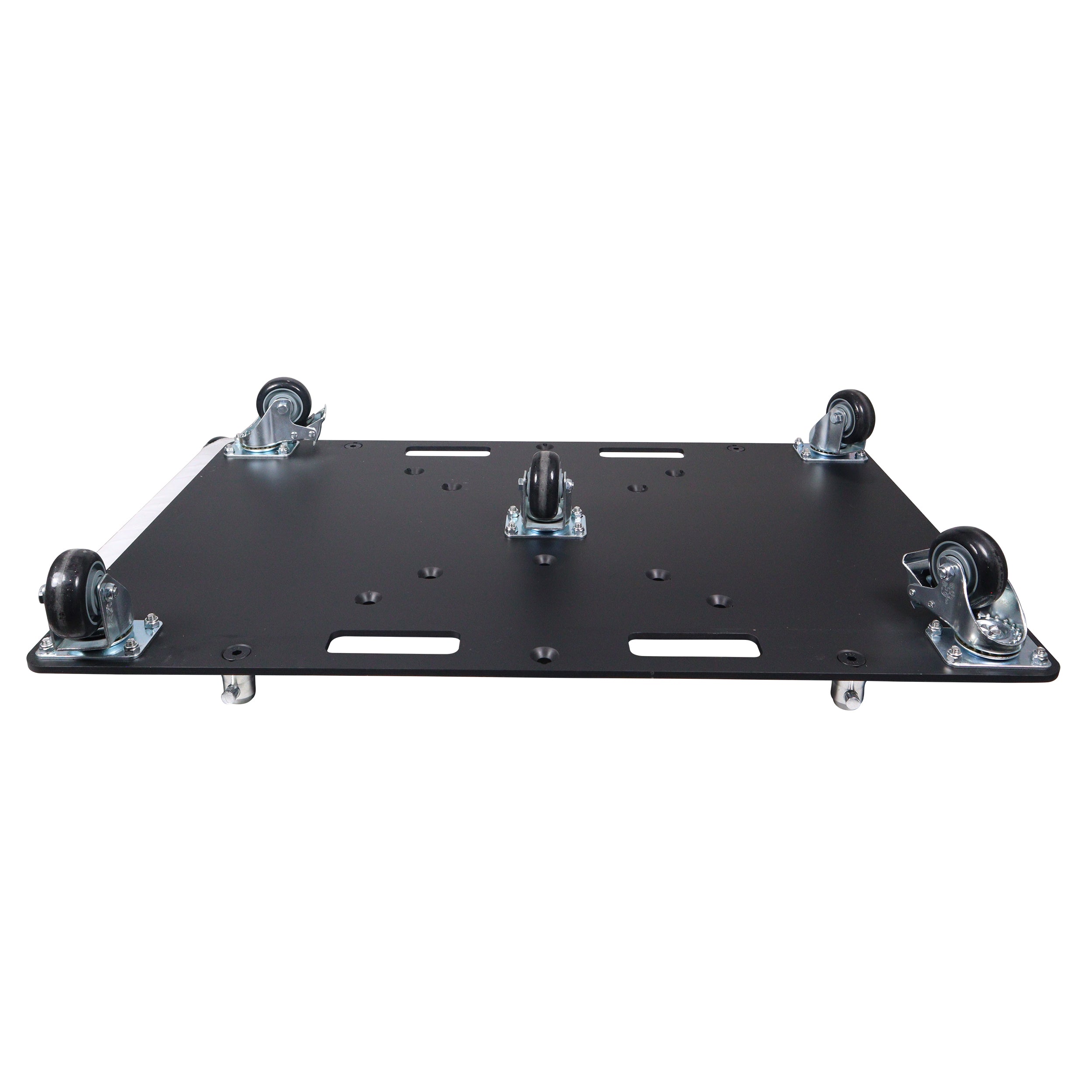 ProX 24 x 30 inch Rolling Base Plate for Rapid Grid Modular Truss System with locking casters - Black Finish