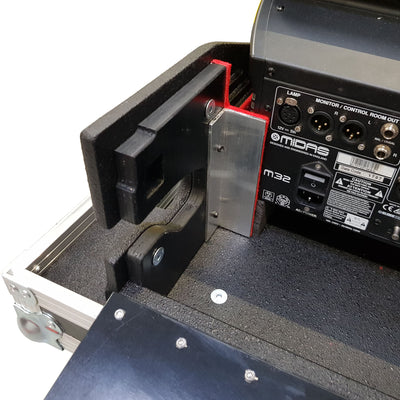 ProX MIDAS M32 Flip-Ready Hydraulic Console Easy Retracting Lifting Case by ZCASE