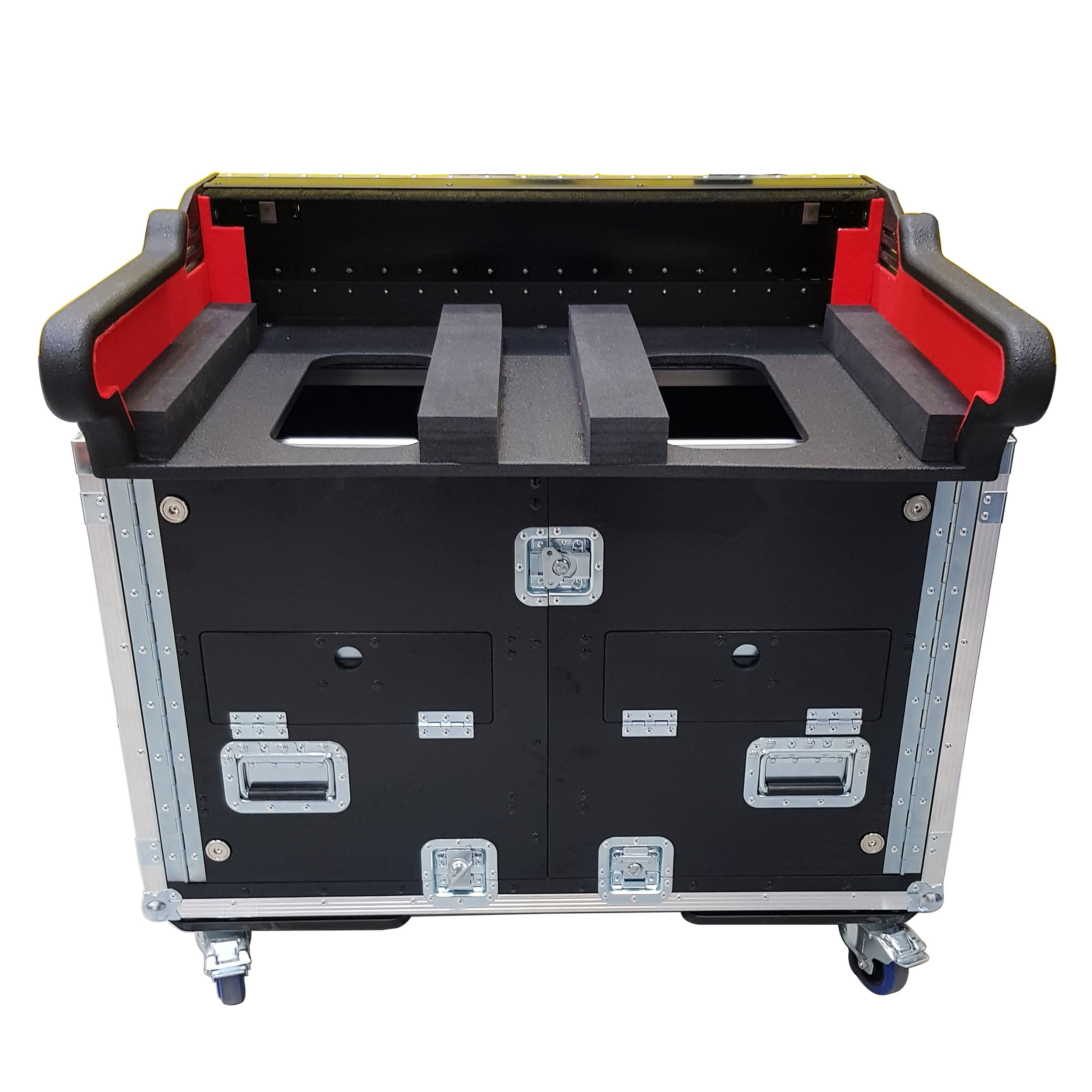 ProX MIDAS M32 Flip-Ready Hydraulic Console Easy Retracting Lifting Case by ZCASE