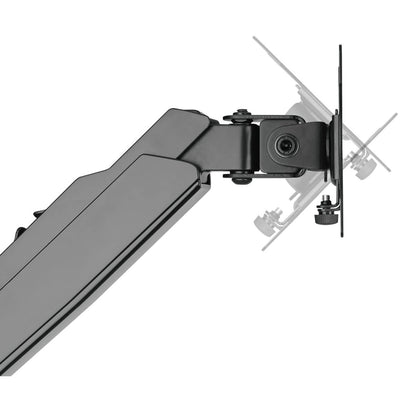 ProX Laptop Tray and Bracket with Gas Spring Double Arm Fits 17" - 32" Monitors