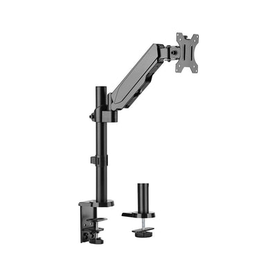 ProX Laptop Tray and Bracket with Gas Spring Double Arm Fits 17" - 32" Monitors