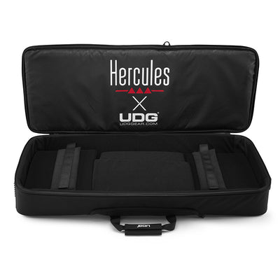 Hercules DJControl T10 Gig Pack - Motorized DJ performance controller with 10” vinyl discs and Backpack