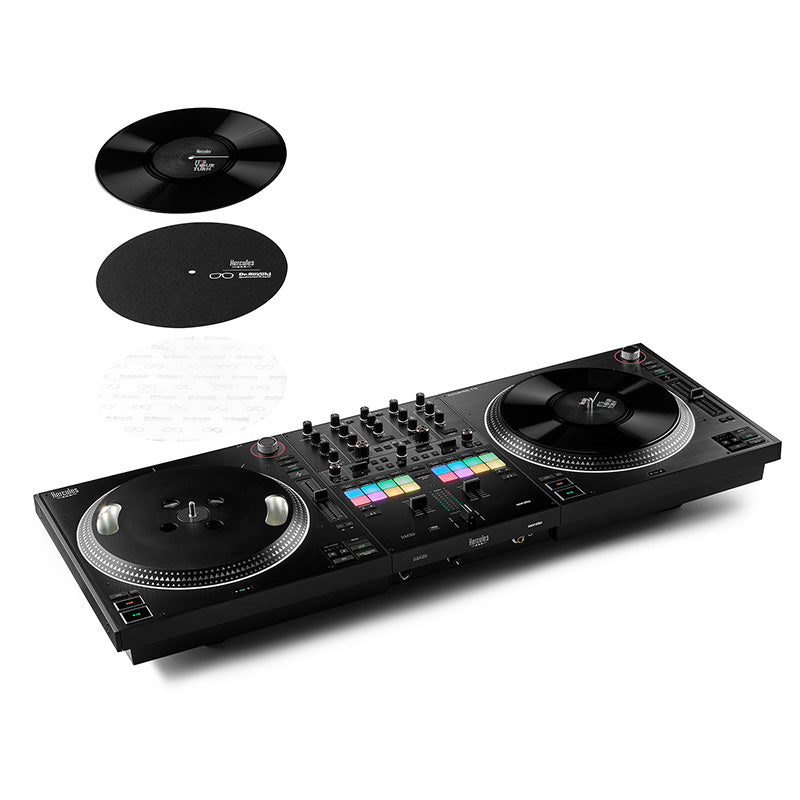 Hercules DJControl T10 - Motorized DJ performance controller with 10” vinyl discs.