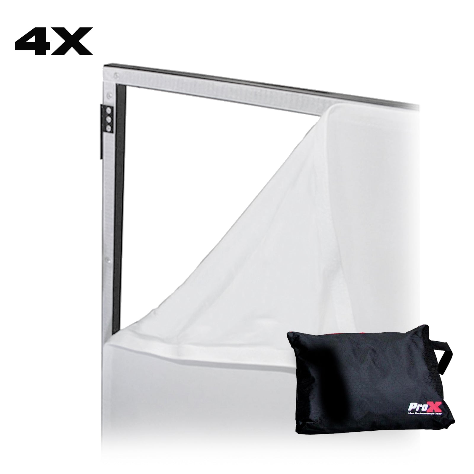 ProX Replacement Four Panel x4 Scrim Kit for ProX Facades White Fabric