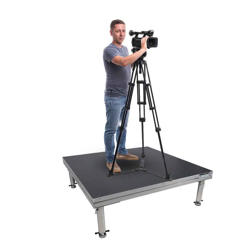 ProX StageOne 4 ft x 4 ft Single Stage Package - Deck w/ Adjustable 16–22 inch Legs