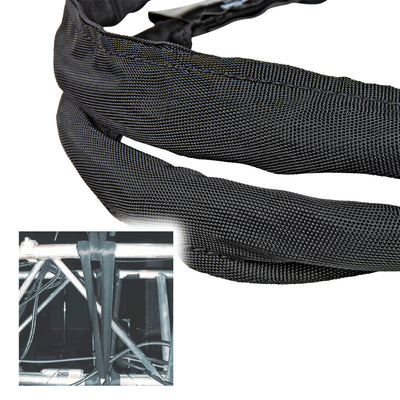 ProX 3ft SpanSet slings truss rigging SteelTex™ Round Stage with aircraft steel cable inside - Made in USA