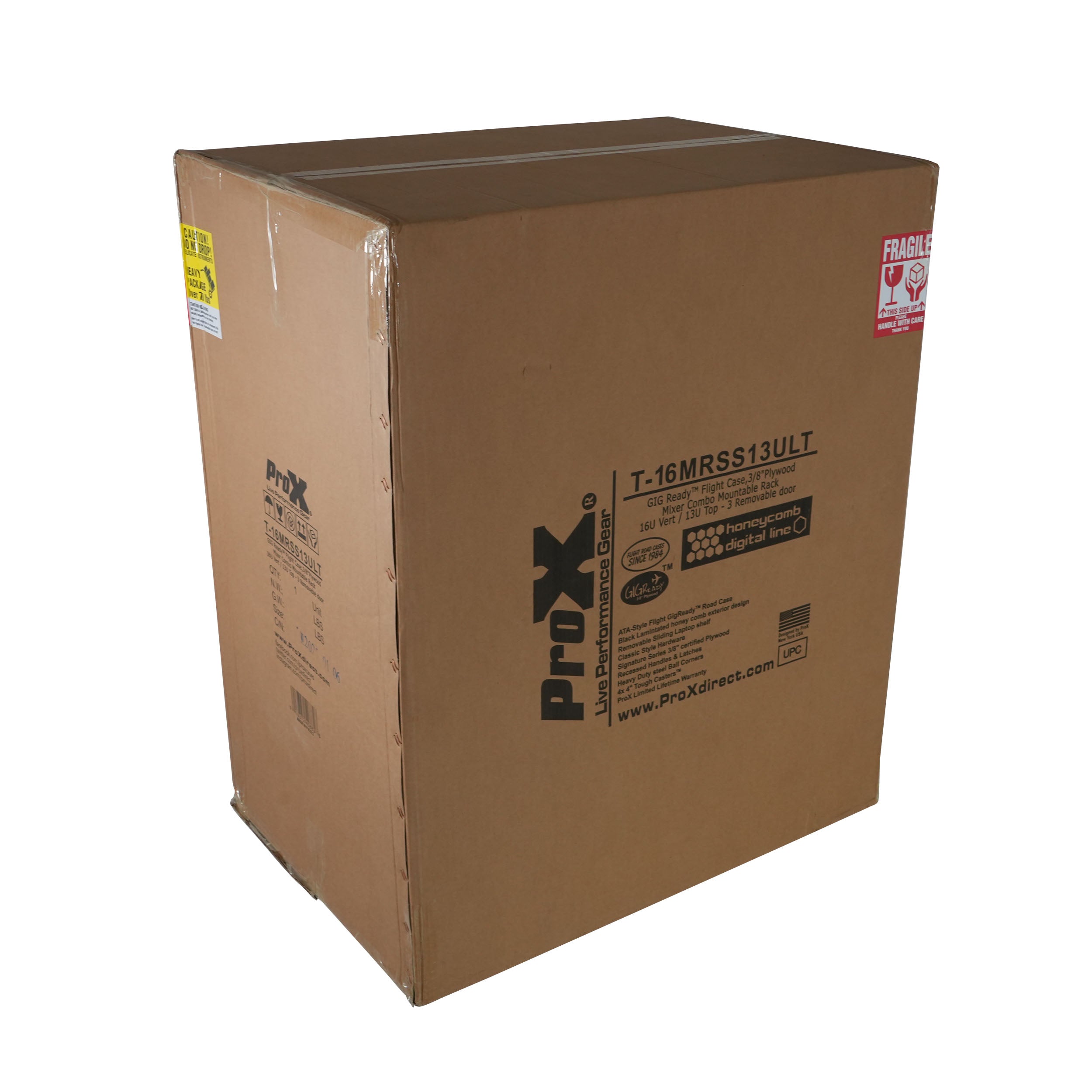 ProX Universal 19 Rack-mount Mixer with 13U Top and 16U Front with 2 Side Work Tables