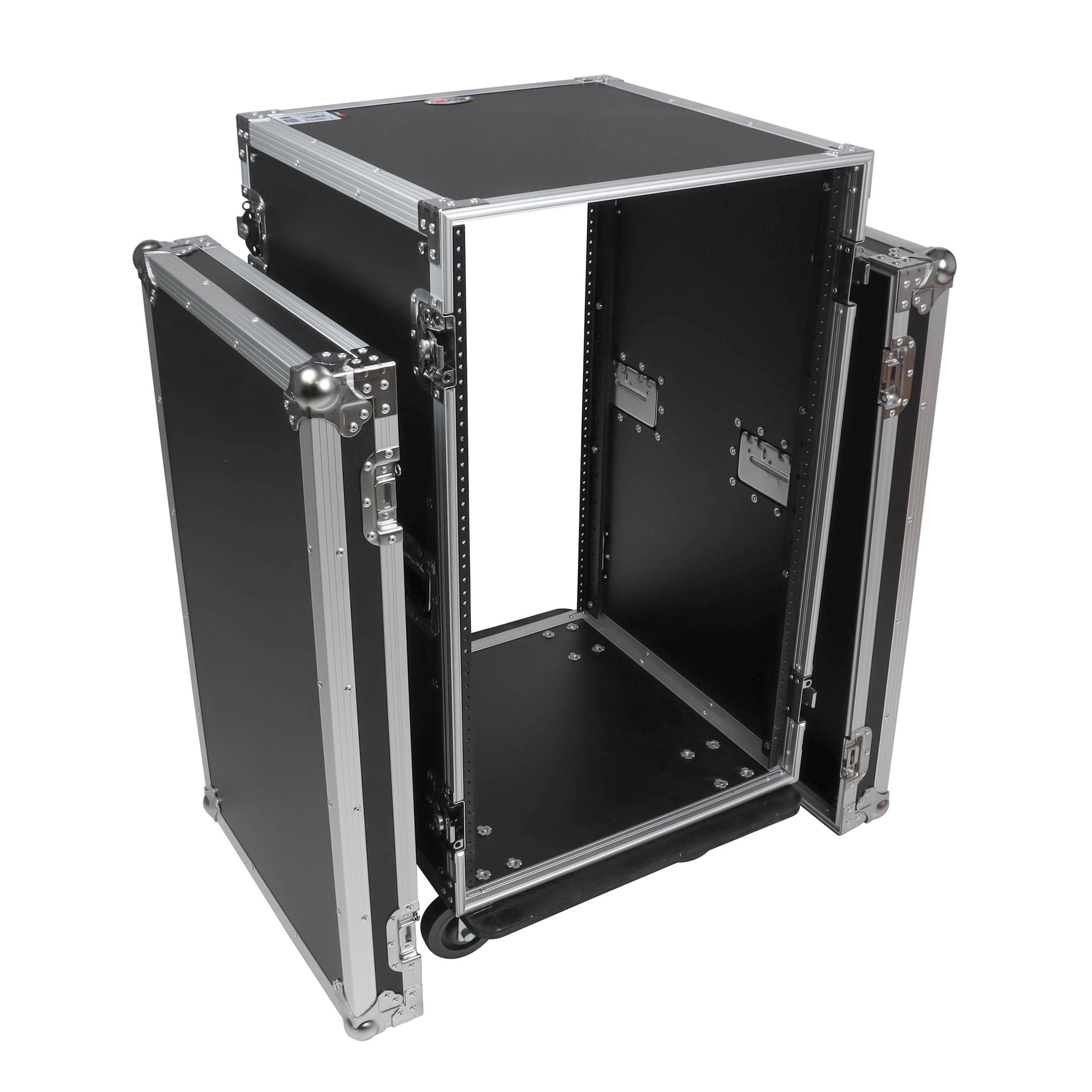 ProX 18U Space Amp Rack Mount ATA Flight Case 19 Inch Depth W-Casters
