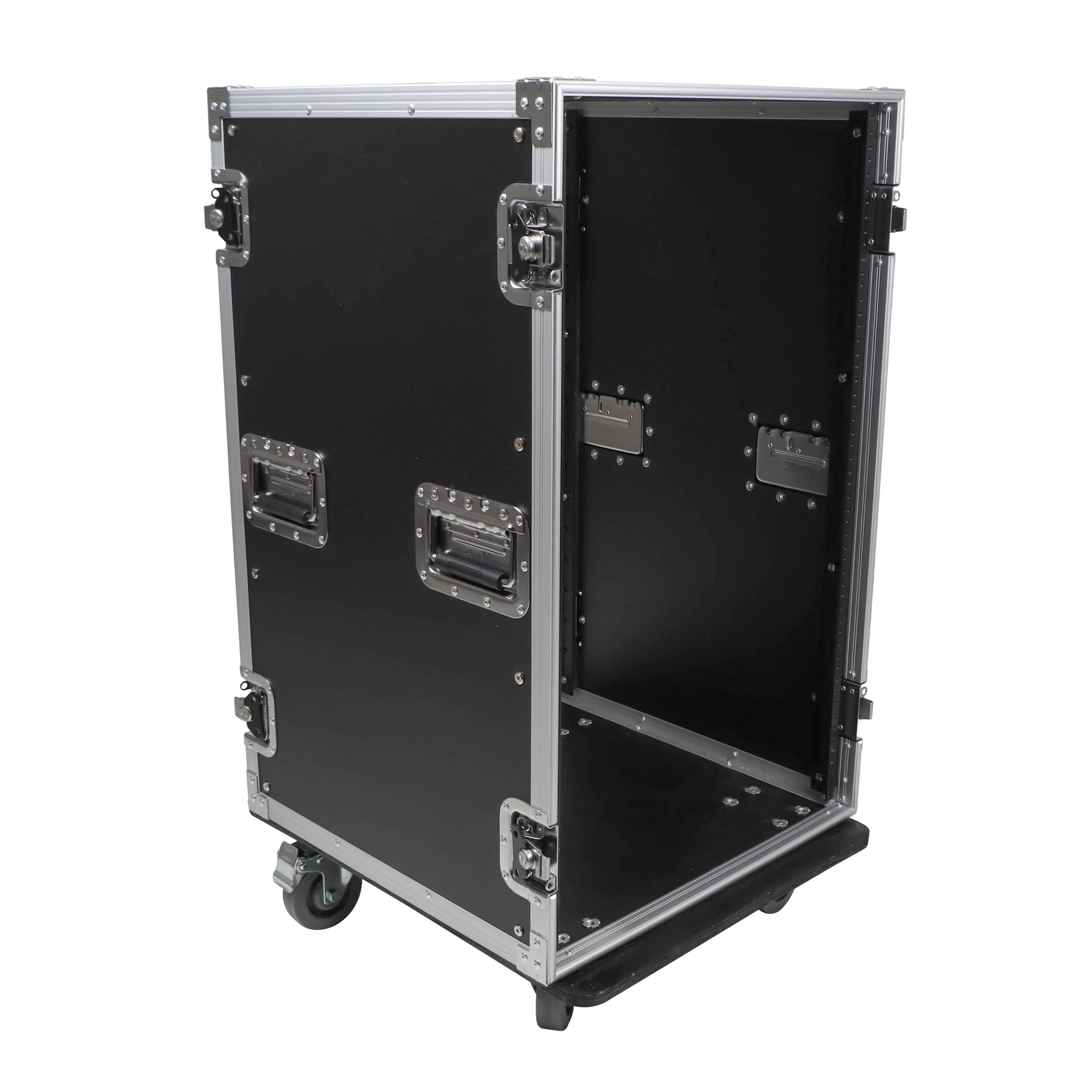 ProX 18U Space Amp Rack Mount ATA Flight Case 19 Inch Depth W-Casters