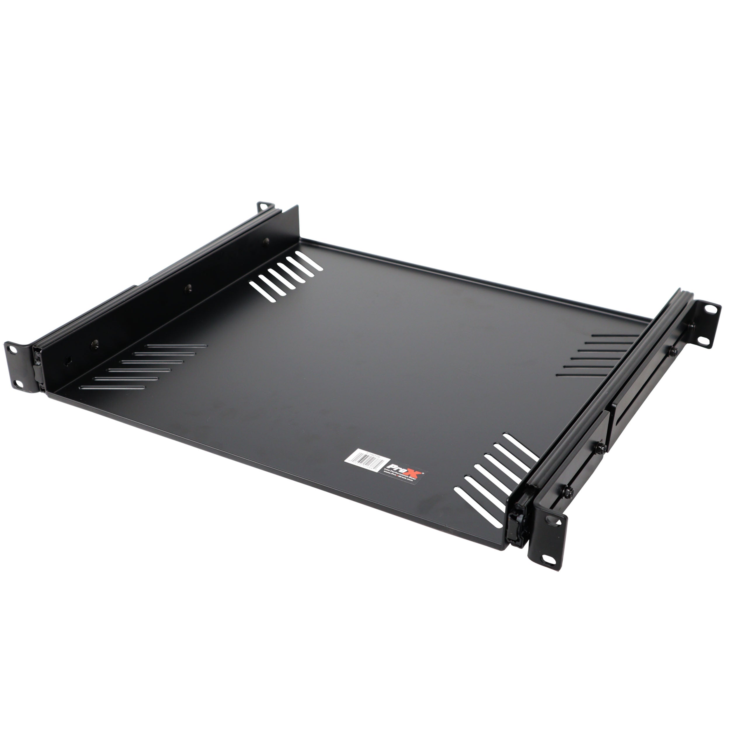 ProX 1U Ventilated Sliding Rack Tray Shelf fits 19" Standard Rack Mount