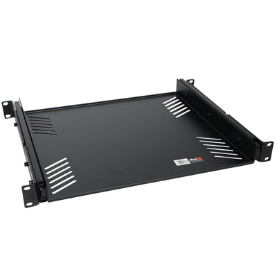 ProX 1U Ventilated Sliding Rack Tray Shelf fits 19" Standard Rack Mount