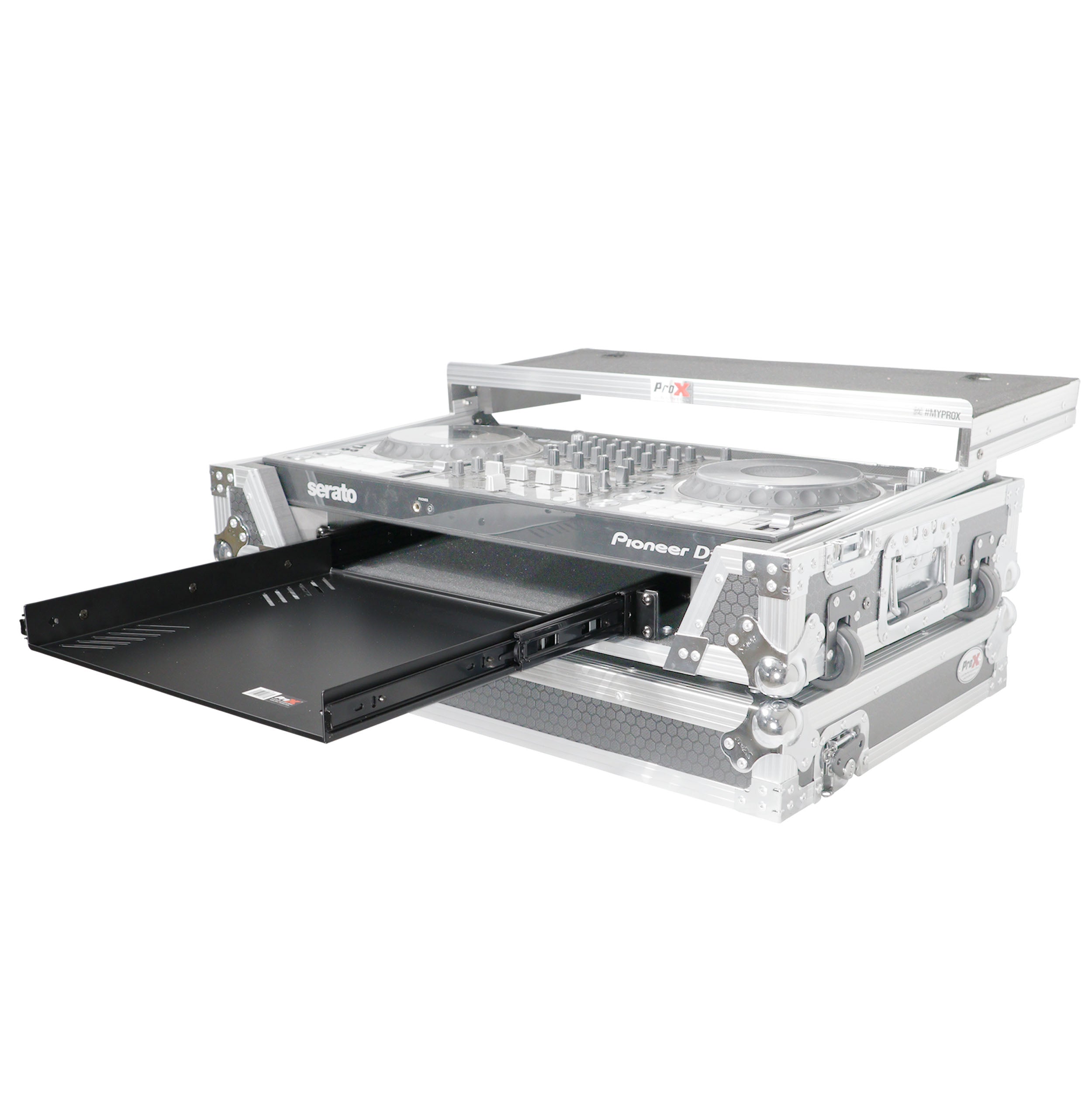 ProX 1U Ventilated Sliding Rack Tray Shelf fits 19" Standard Rack Mount