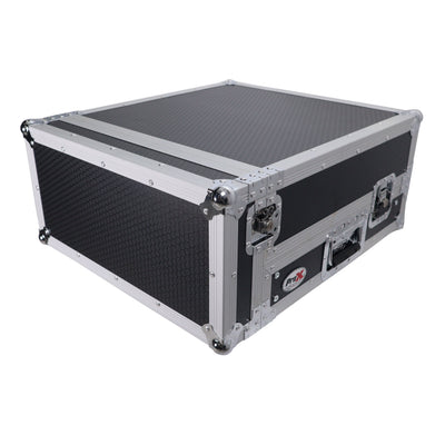 ProX 2U Rack Front and 10U Top Mixer Mobile DJ Combo ATA Flight Style Case