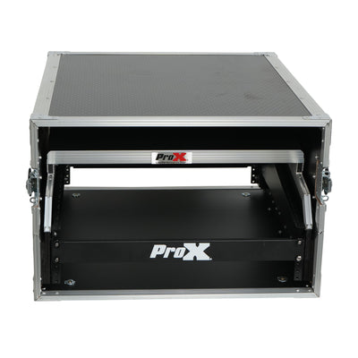ProX 13U Top Mixer and 2U Rack Combo Flight Case with Laptop Shelf and 3 removable doors
