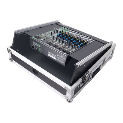 ProX 2U Vertical Rack Mount Flight Case with 10U Top for Mixer Combo Amp Rack
