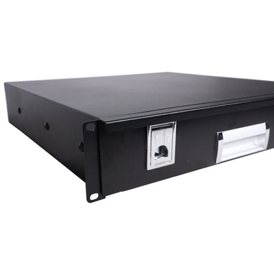 ProX 2U Rack Space 18" Depth Rack Mount Drawer for Audio, DJ, and IT Server rack cases.