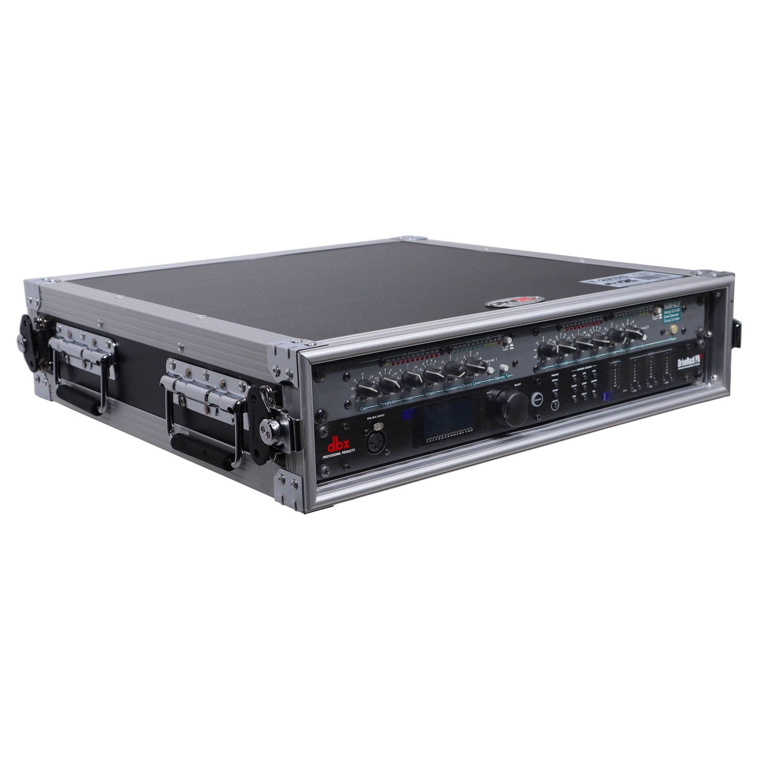ProX 2U 2 Space Rack Mount ATA Flight Case 19 Inch Depth