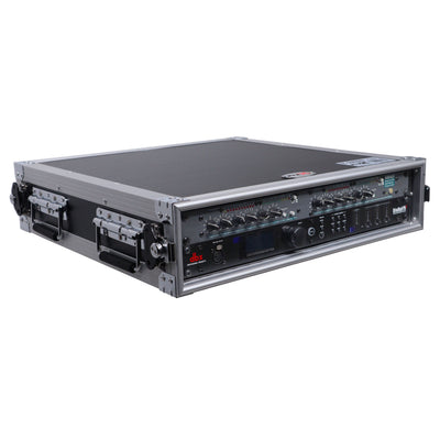 ProX 2U 2 Space Rack Mount ATA Flight Case 19 Inch Depth