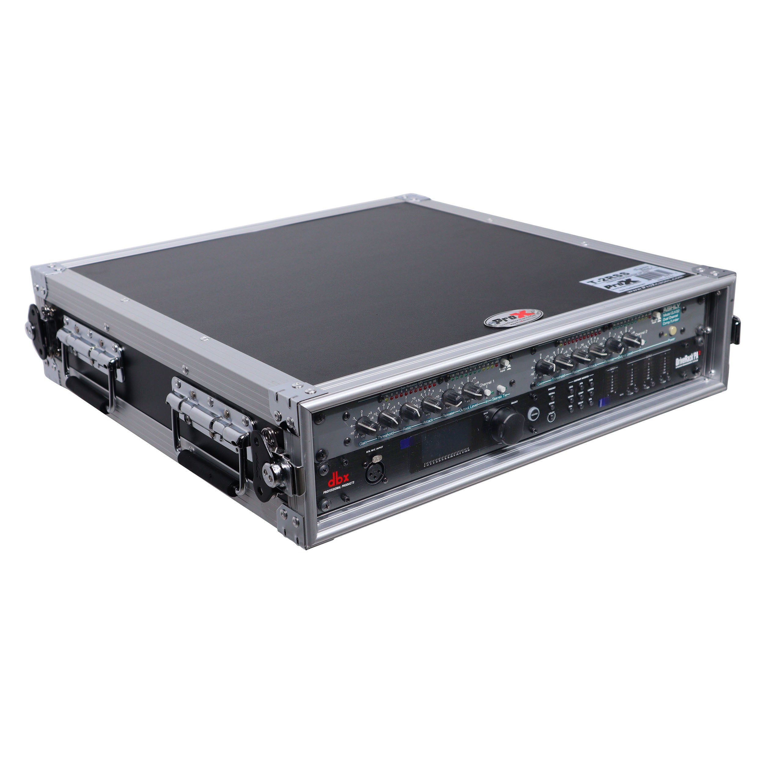 ProX 2U 2 Space Rack Mount ATA Flight Case 19 Inch Depth