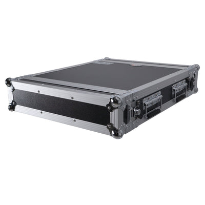 ProX 2U 2 Space Rack Mount ATA Flight Case 19 Inch Depth