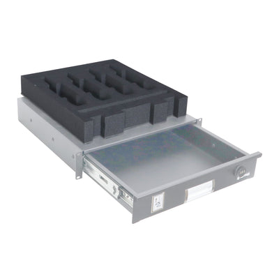 ProX Replacement Foam for 2U rack Rack Drawer Fits 4x Microphone