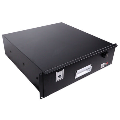 ProX 3U Rack Space 18" Depth Rack Mount Drawer for Audio, DJ, and IT Server rack cases.