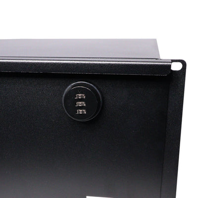 ProX 4U Rack Space 12-Inch Depth Drawer for Server Rack for Rack Mount Drawer Server Cabinet Case