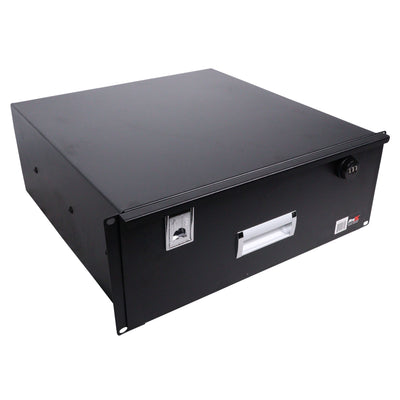 ProX 4U Rack Space 18" Depth Rack Mount Drawer for Audio, DJ, and IT Server rack cases.