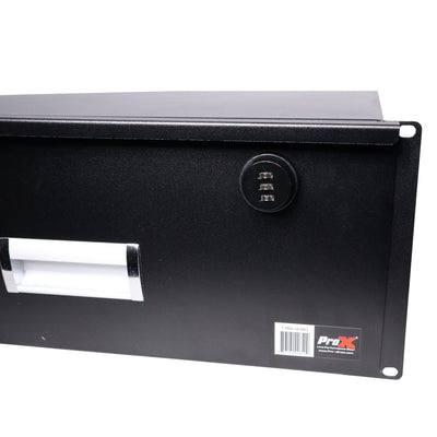 ProX 4U Rack Space 18" Depth Rack Mount Drawer for Audio, DJ, and IT Server rack cases.