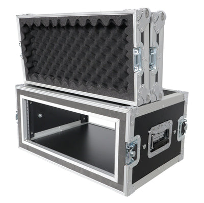 ProX 4U Vertical Shockproof Effects Rack 14" Depth Rail to Rail with Handles