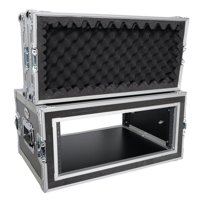 ProX 4U Vertical Shockproof Effects Rack 14" Depth Rail to Rail with Handles